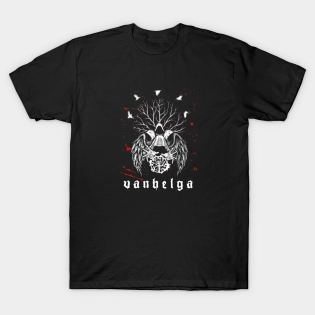 VANHELGA Black Angel T-Shirt by asheribtllo